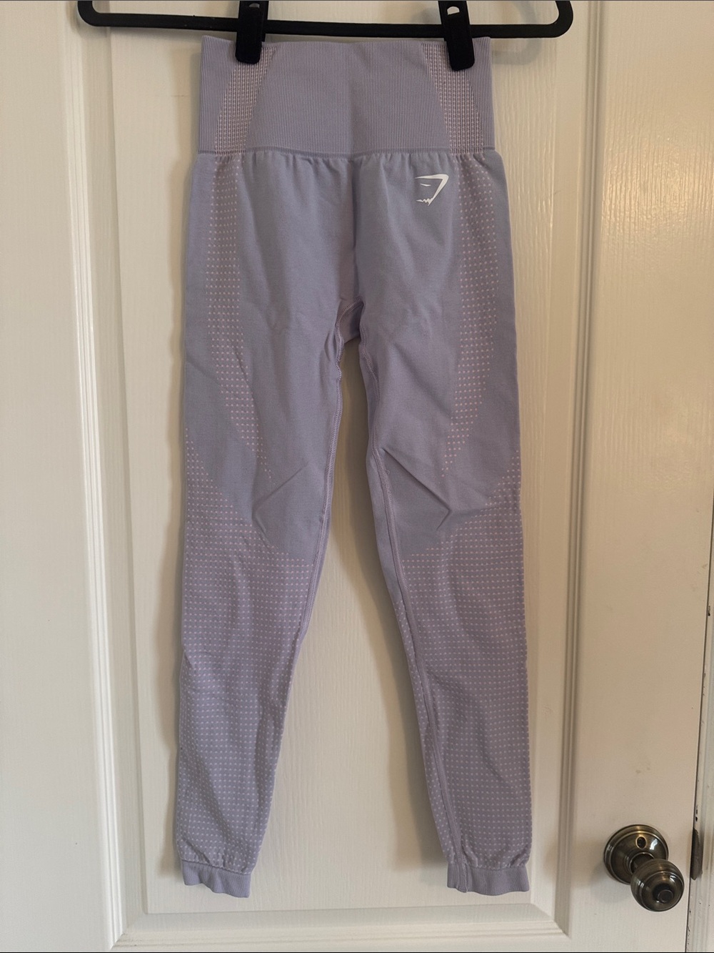 Gymshark Lavender High-Waist Dot-Detail Leggings. XS